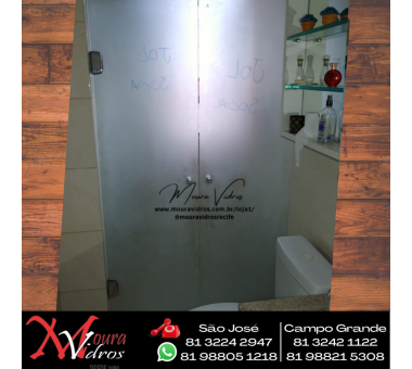 BOX DE VIDRO JATEADO
